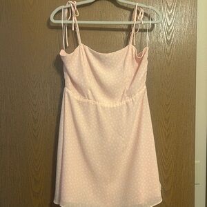 Gianni Bini Light Pink Smocked Dress